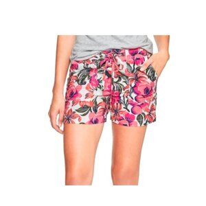 New Gap Women's Linen-Cotton Shorts Coral Color Sz 10.